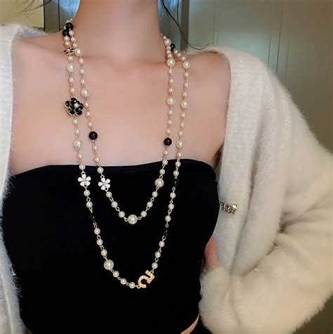 chanel pendant necklace dupe|chanel necklace knockoff.